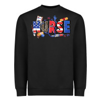 Black American nurse Heavyweight Sweatshirt - Zillion Design Studio