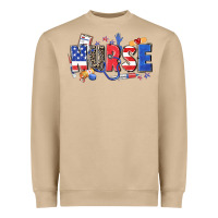 Mushroom American nurse Heavyweight Sweatshirt - Zillion Design Studio