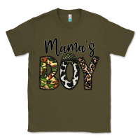 Army Green mama's boy Classic Tee - CowhideDigitalArt