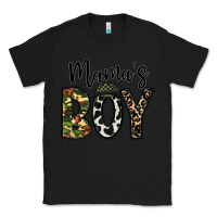 Black mama's boy Classic Tee - CowhideDigitalArt