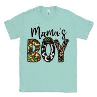 Seafoam mama's boy Classic Tee - CowhideDigitalArt