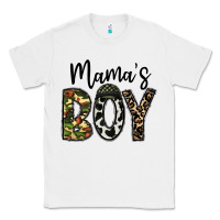 White mama's boy Classic Tee - CowhideDigitalArt