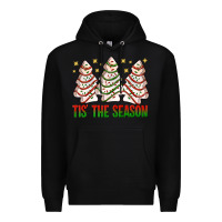 Black tis' the season with christmas cakes  bbs Premium Hoodie - BundleAndBundleShop
