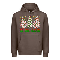 Coffee tis' the season with christmas cakes  bbs Premium Hoodie - BundleAndBundleShop