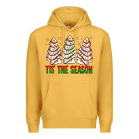 Mustard tis' the season with christmas cakes  bbs Premium Hoodie - BundleAndBundleShop
