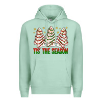 Seafoam tis' the season with christmas cakes  bbs Premium Hoodie - BundleAndBundleShop