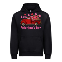 Black happy valentine's day truck hearts Urban Hoodie - RanaPortraitStore