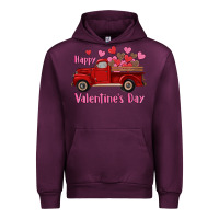 Mauve Wine happy valentine's day truck hearts Urban Hoodie - RanaPortraitStore