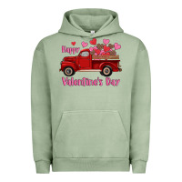 Pigment Oil Green happy valentine's day truck hearts Urban Hoodie - RanaPortraitStore
