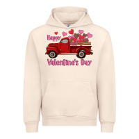 Sandshell happy valentine's day truck hearts Urban Hoodie - RanaPortraitStore