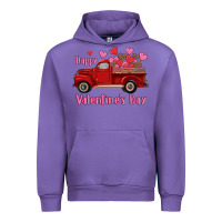 Tulip happy valentine's day truck hearts Urban Hoodie - RanaPortraitStore