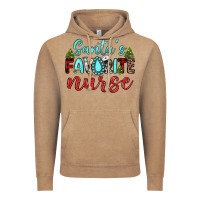 Vintage Coffee santa s favorite nurse Vintage Hoodie - JahusDesignShop