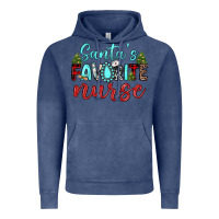 Vintage Denim santa s favorite nurse Vintage Hoodie - JahusDesignShop