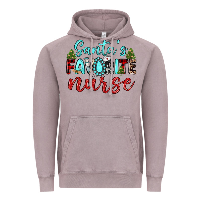 Santa S Favorite Nurse Vintage Hoodie by JahusDesignShop | Teevron