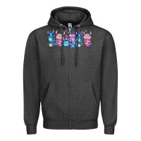 Charcoal Heather stitch coffee cups libbey glass Zipper Hoodie - Jasminsmagicworld