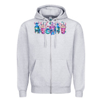 Heather Grey stitch coffee cups libbey glass Zipper Hoodie - Jasminsmagicworld