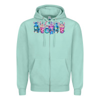 Seafoam stitch coffee cups libbey glass Zipper Hoodie - Jasminsmagicworld