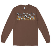 Chestnut leopard soccer 16oz libbey glass Long Sleeve Tee - HRA Design Shop