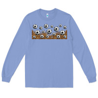 Colony Blue leopard soccer 16oz libbey glass Long Sleeve Tee - HRA Design Shop