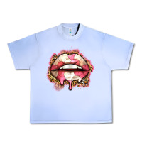 Grape Ice volleyball lips Urban Heavy Tee - Zillion Design Studio