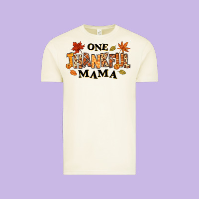 One Thankful Mama Vintage Tee Designed By Texasbilliewilder