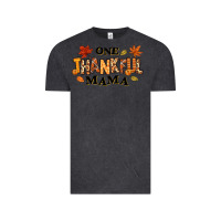 Vintage Black one thankful mama Vintage Tee - texasbilliewilder