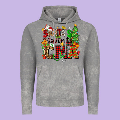 Santa's Favorite Cma Vintage Hoodie Designed By Zillion Design Studio