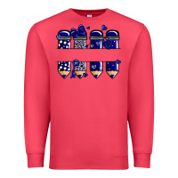 Cardinal valentine's day school pencils navy blue Premium Sweatshirt - MaliasSmallBusiness