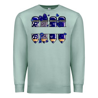 Valentine's Day School Pencils Navy Blue Premium Sweatshirt | Teevron