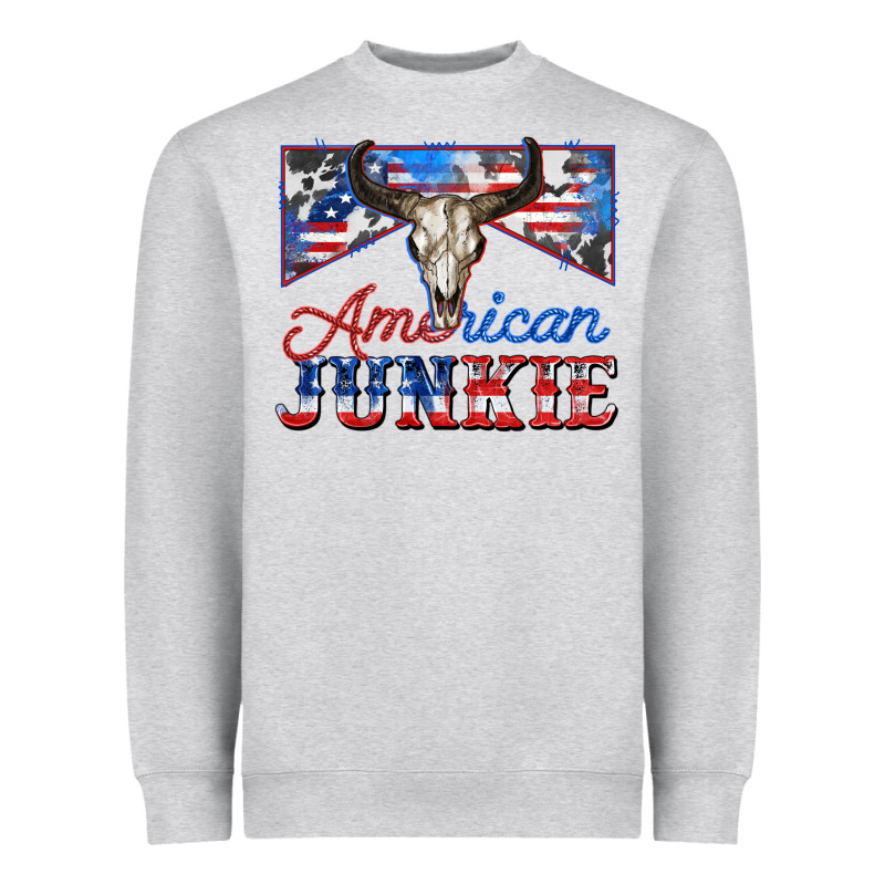 American Junkie Heavyweight Sweatshirt by Zillion Design Studio | Teevron