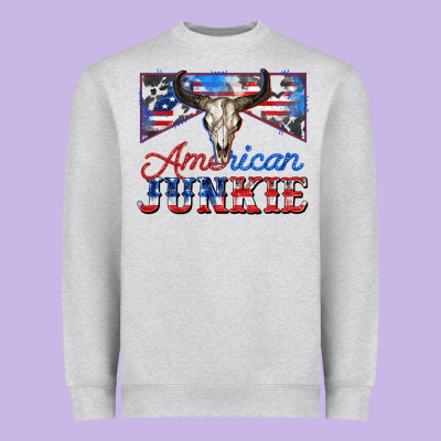 American Junkie Heavyweight Sweatshirt Designed By Zillion Design Studio