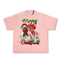 Salmon christmas roosters Urban Heavy Tee - RanaPortraitStore