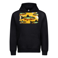 Black Colorado Greenback Cutthroat Trout Fish Urban Hoodie - Bettercallsaul