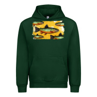 Forest Green Colorado Greenback Cutthroat Trout Fish Urban Hoodie - Bettercallsaul