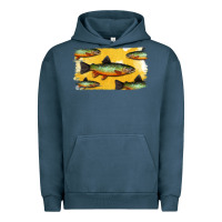 Pigment Midnight Navy Colorado Greenback Cutthroat Trout Fish Urban Hoodie - Bettercallsaul