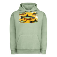 Pigment Oil Green Colorado Greenback Cutthroat Trout Fish Urban Hoodie - Bettercallsaul
