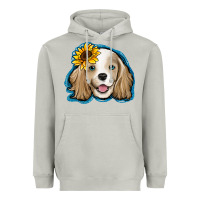 Moon Dust cocker spaniel sunflower Heavyweight Hoodie - Jasminsmagicworld
