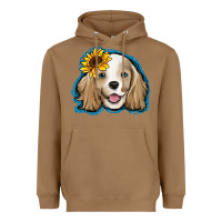 Toasted Coconut cocker spaniel sunflower Heavyweight Hoodie - Jasminsmagicworld