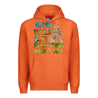 Carrot your nails say everything about you bbs Premium Hoodie - BundleAndBundleShop