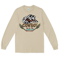 Mushroom cowboy dad Long Sleeve Tee - CowhideDigitalArt
