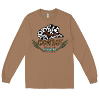 Toasted Coconut cowboy dad Long Sleeve Tee - CowhideDigitalArt