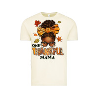 Vintage Arctic one thankful mama afro messy bun Vintage Tee - texasbilliewilder