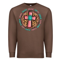 Chestnut love myself cross Premium Sweatshirt - MaliasSmallBusiness