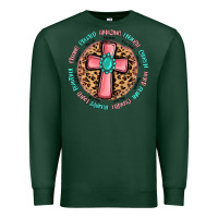 Sports Green love myself cross Premium Sweatshirt - MaliasSmallBusiness