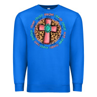 True Royal love myself cross Premium Sweatshirt - MaliasSmallBusiness