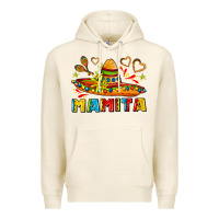 Tofu mamita and sombrero with lime flowers Premium Hoodie - AdoDesignShop