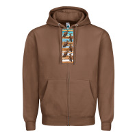 Chestnut dinosaur parasaurolophus pen wrap Zipper Hoodie - Artiststas