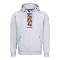 Heather Grey dinosaur parasaurolophus pen wrap Zipper Hoodie - Artiststas