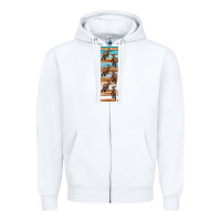 White dinosaur parasaurolophus pen wrap Zipper Hoodie - Artiststas