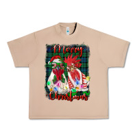 Burro christmas roosters with background Urban Heavy Tee - RanaPortraitStore